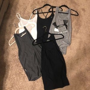 5 under armor shirts. XL.